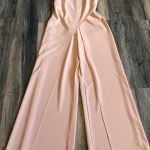 Soft coral one piece jumpsuit